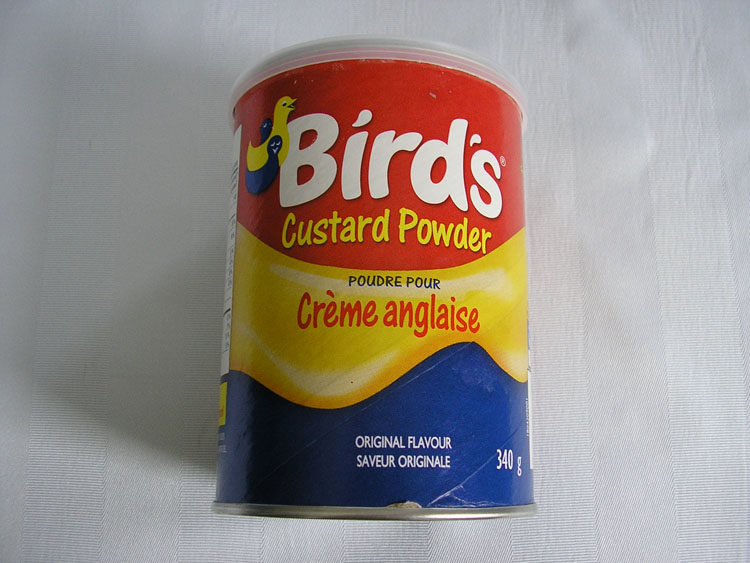 Crème anglaise Bird's